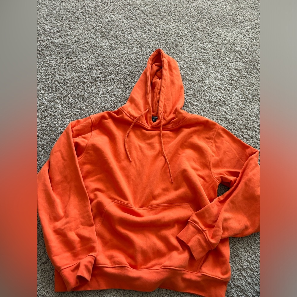 Orange hoodie